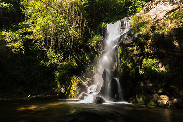 Image showing Beautiful waterfall in Cabreia Portugal