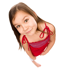 Image showing Portrait of a happy little girl
