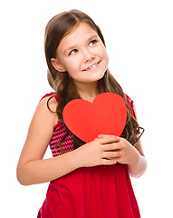 Image showing Portrait of a little girl