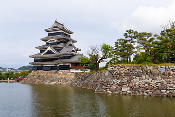 Image showing Traditional Matsumoto Castle in Japan