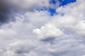 Image showing blue sky with clouds