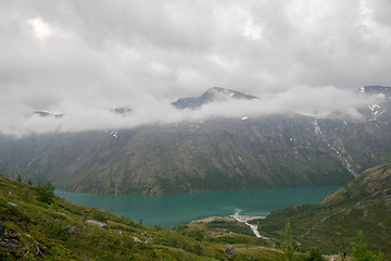 Image showing Mountain hiking in Norway