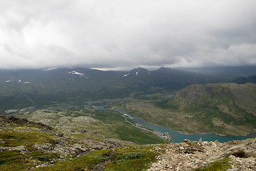 Image showing Mountain hiking in Norway