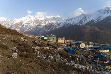 Image showing Nepal village in mountains