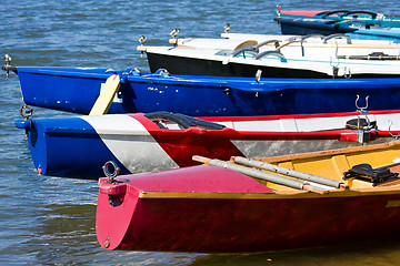 Image showing Stern's of Surf Boats