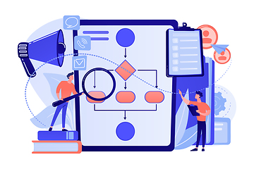 Image showing Business rule concept vector illustration.