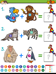 Image showing addition educational activity