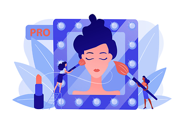Image showing Professional makeup concept vector illustration.