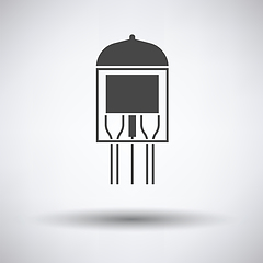 Image showing Electronic vacuum tube icon