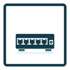 Image showing Ethernet switch icon