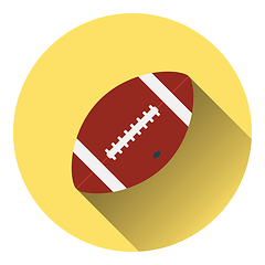 Image showing American football ball icon