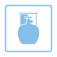 Image showing Camping gas container icon