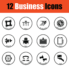 Image showing Business icon set