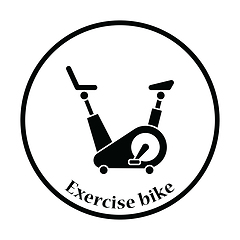 Image showing Icon of Exercise bicycle 