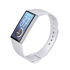 Image showing White fitness tracker