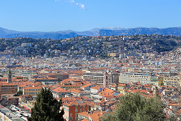 Image showing Beautiful panoramic view of Nice in springtime, France