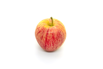 Image showing Tasty juicy apple on a white background