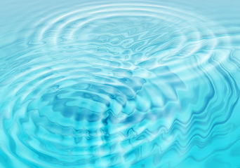 Image showing Abstract water background with wavy ripples 