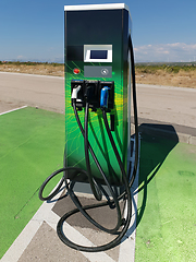 Image showing Charging station for electric car. 