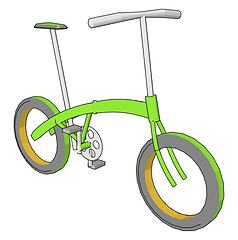 Image showing User friendly light transport vehicle vector or color illustrati