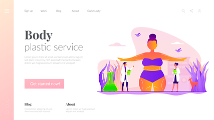 Image showing Body Contouring landing page template