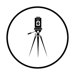 Image showing Laser level tool icon