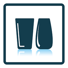 Image showing Two glasses icon