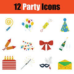 Image showing Party  icon set