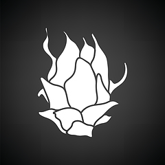 Image showing Dragon fruit icon