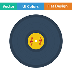 Image showing Analogue record icon