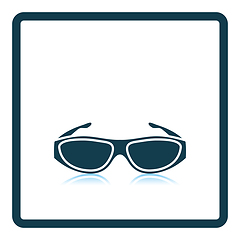 Image showing Poker sunglasses icon