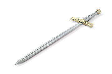 Image showing Medieval sword