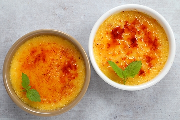 Image showing Creme brulee.