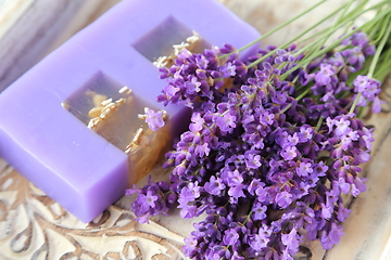 Image showing Bouquet of lavender.