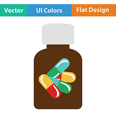 Image showing Pills bottle icon