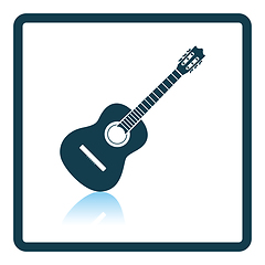 Image showing Acoustic guitar icon