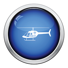 Image showing Police helicopter icon