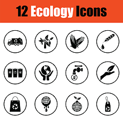 Image showing Ecology icon set