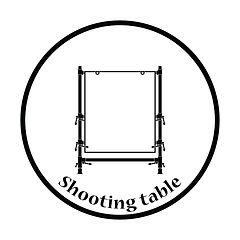 Image showing Icon of table for object photography