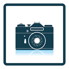 Image showing Icon of retro film photo camera