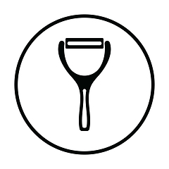 Image showing Vegetable peeler icon