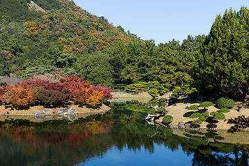 Image showing Ritsurin Garden in Autumn