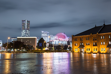 Image showing Yokohama at night