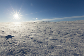 Image showing Snow after snowfall