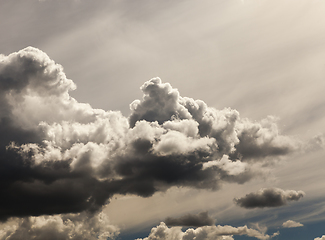 Image showing Clouds in shades