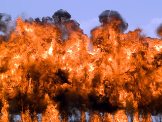 Image showing Explosion fire