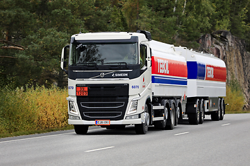 Image showing Volvo FH Fuel Tanker on Road