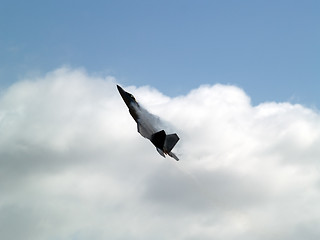 Image showing F-22 stalling
