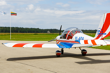 Image showing small plane before take-off