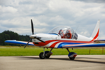 Image showing small plane before take-off